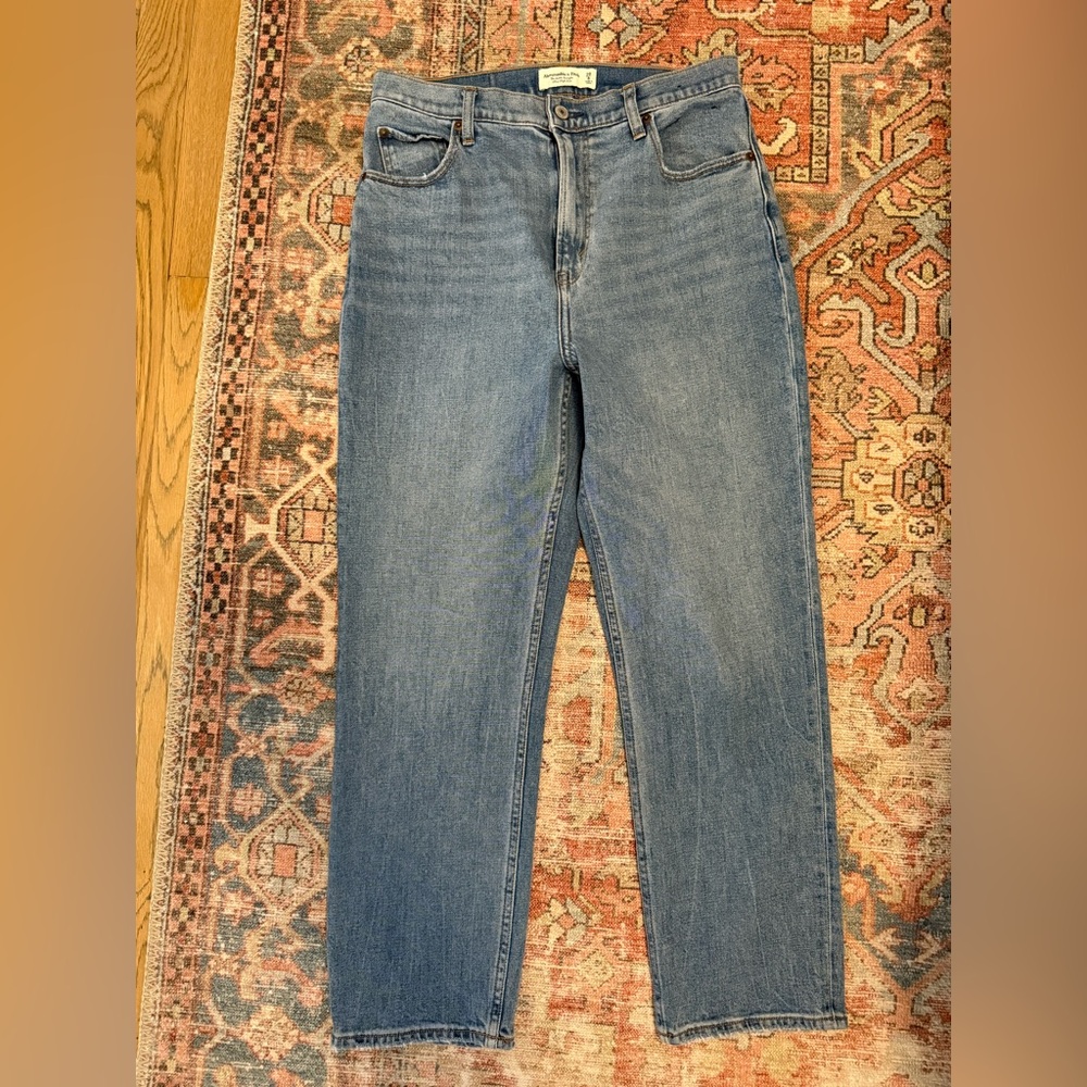 Abercrombie Curve Love high rise jeans